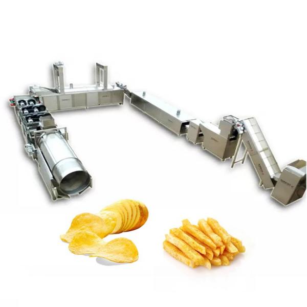 Automatic Potato Chips French Fries Making Machine Fryer Equipment #2 image